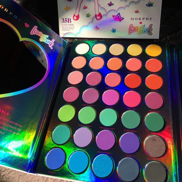 Morphe x Lisa Frank 35B palette NWT - Picture 3 of 6